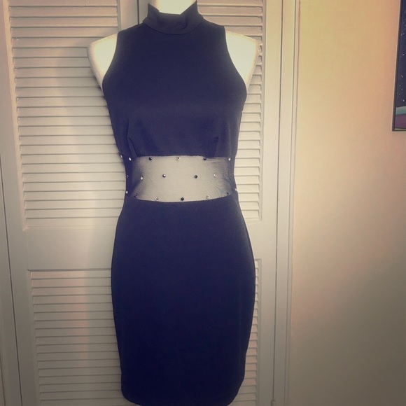 Vintage Dresses & Skirts - Vintage Climax PM Black Rhinestone Cocktail Dress